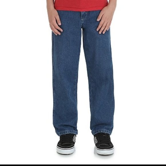 Wrangler Rustler Boys Relaxed Husky Jeans - Picture 1 of 3
